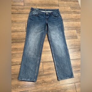 Wild Fable Womens Mid Rise Straight Leg  Jeans Size 12 Blue Denim Jeans